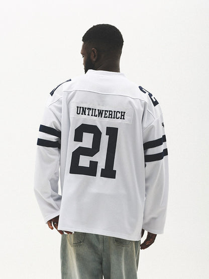 Mesh Sporty Jersey Long Sleeve T-Shirt WN17721