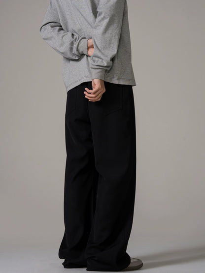 Draped Wide-Leg Trousers WN10647