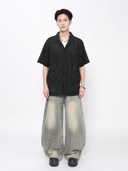 Mesh Short Sleeve Shirt WN24458