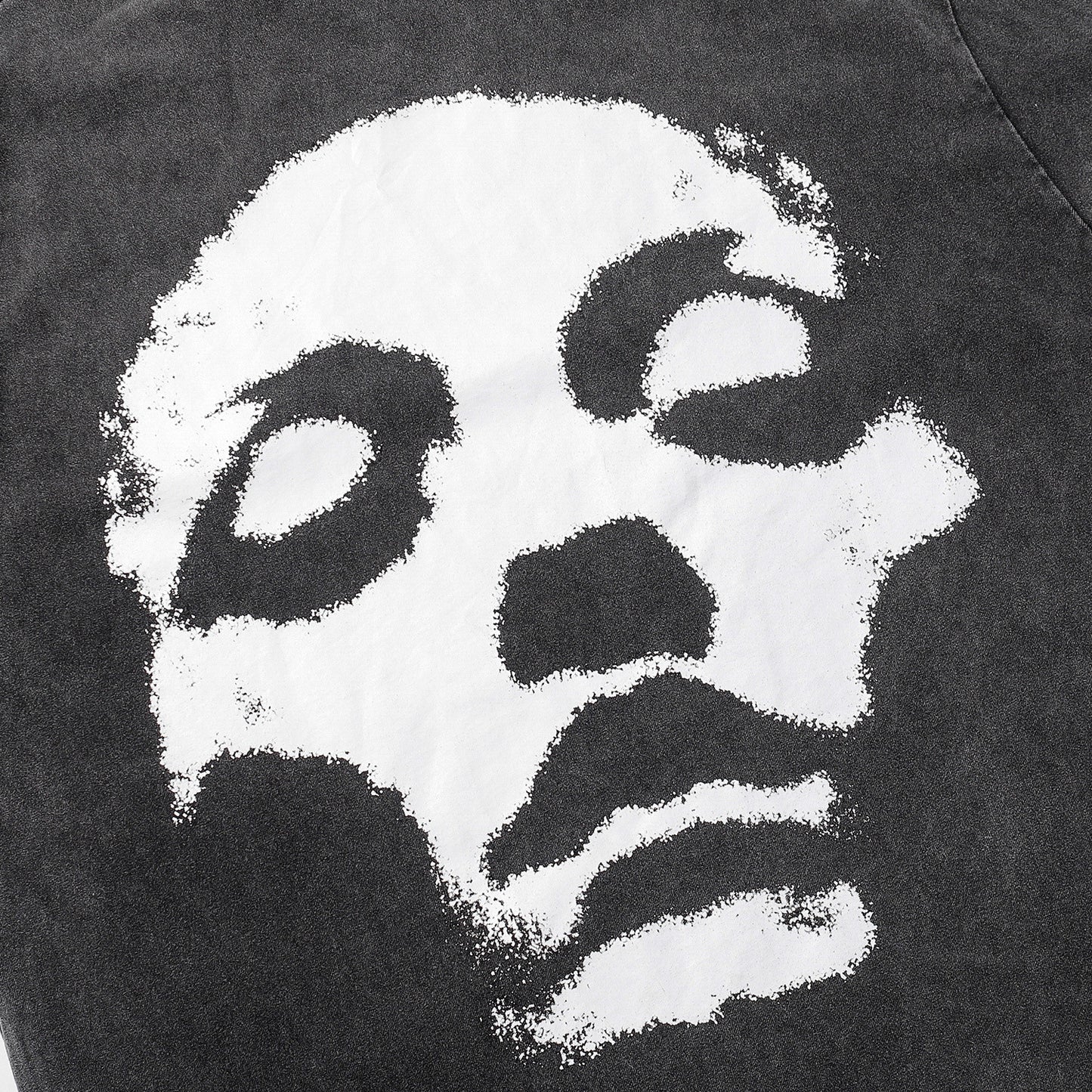Washed Mask Art Print Short Sleeve T-Shirt WN25441