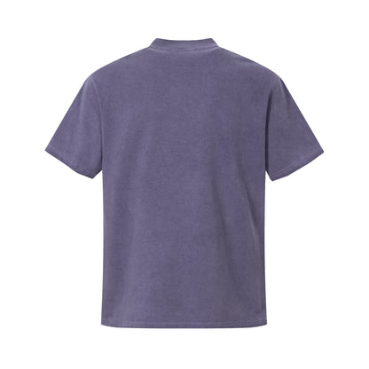 Washed Horse Print Oversize Short Sleeve T-Shirt WN25880