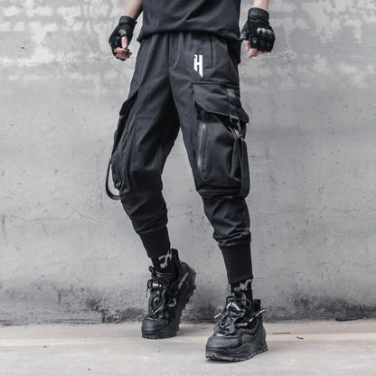 Functional Multi-Pocket Cuffed Cargo Pants WN22481