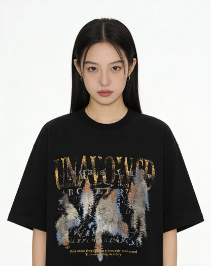 Graphic Art Print Short Sleeve T-Shirt WN25515