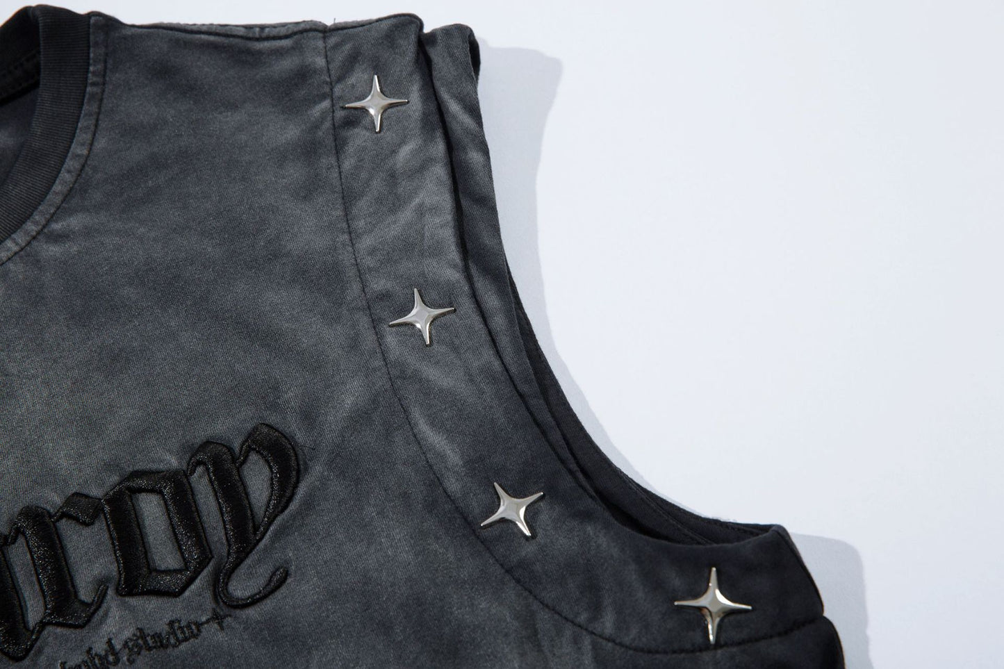 Gradient Star Studs Tank Top WN25541