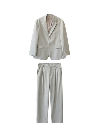 Tailored Jacket & Straight Leg Trousers Setup WN21269