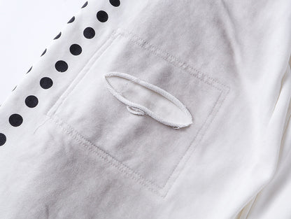 Dirty Washed Logo Print Zipper Hoodie & Dirty Washed Sweatpants Setup WN25540