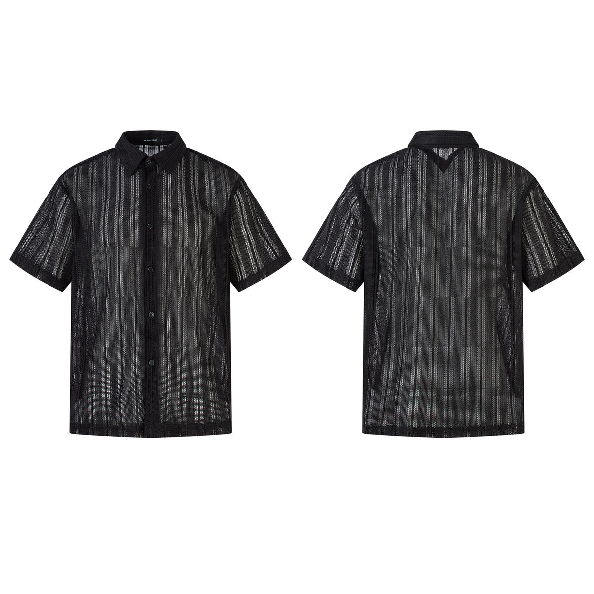 Hollow Lightweight Breathable Short Sleeve Shirt WN26847