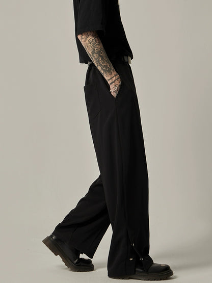 Wide Leg Straight Trousers WN6181