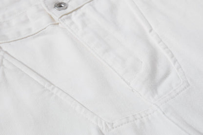 Asymmetric Cut Wide Leg Cargo Pants WN28015