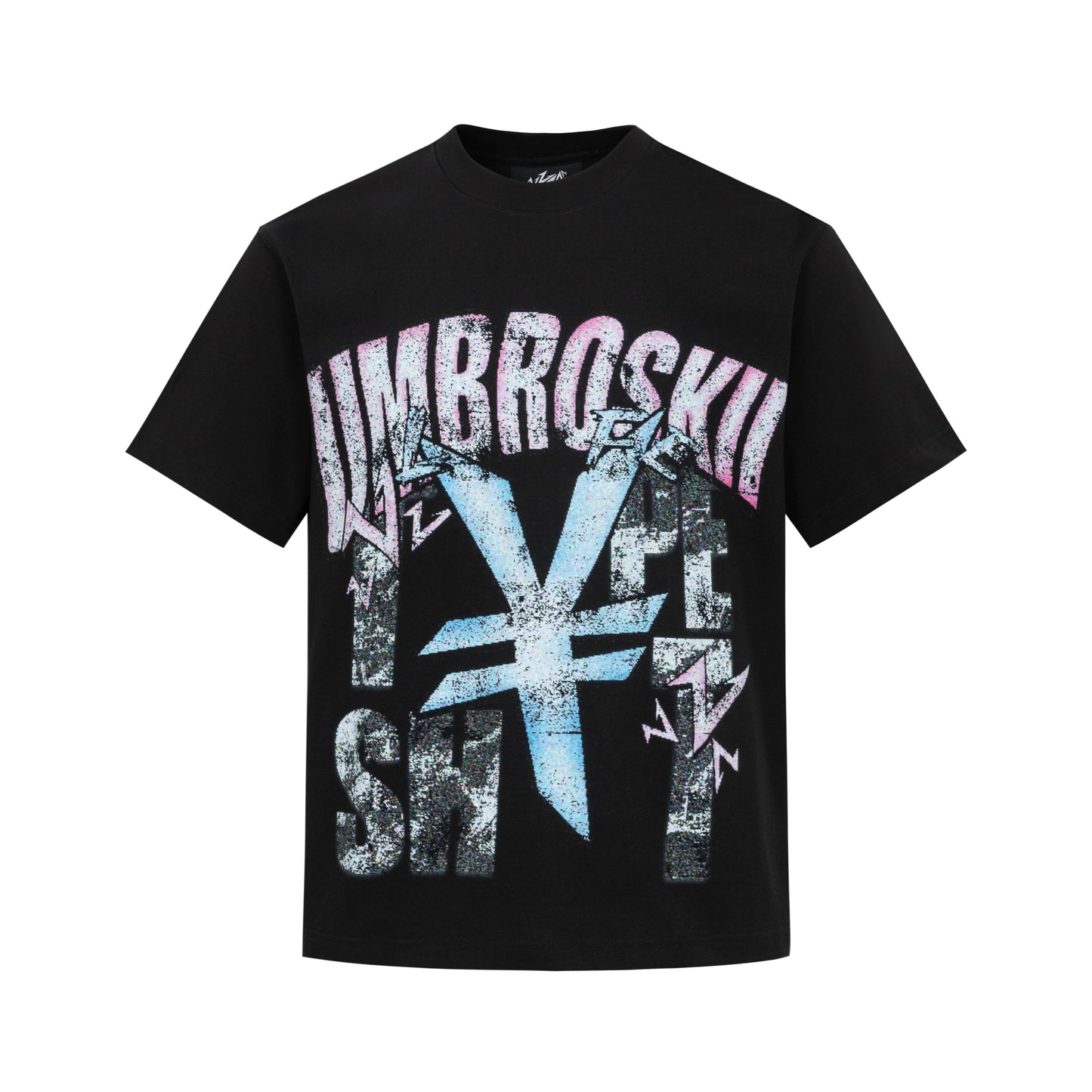 Digital Pixel Print Cotton Breathable Short Sleeve T-Shirt WN20986