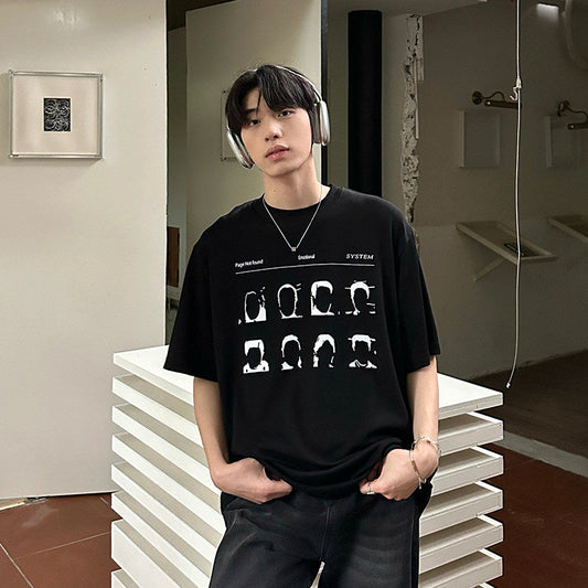 Graphic Print Oversize Short Sleeve T-Shirt WN24917