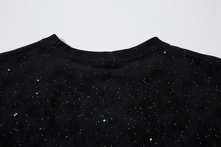 Speckled Oversize Sleeveless T-Shirt WN26850
