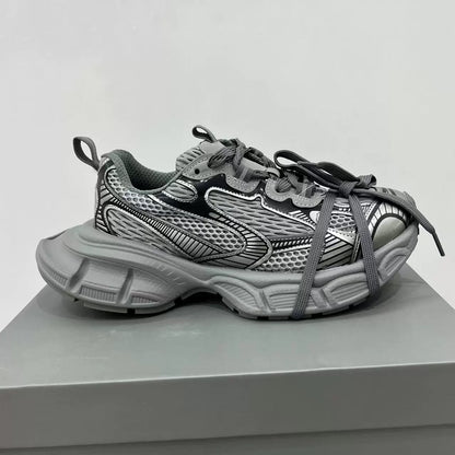 Mesh Thick Sole Sporty Sneakers WN21247