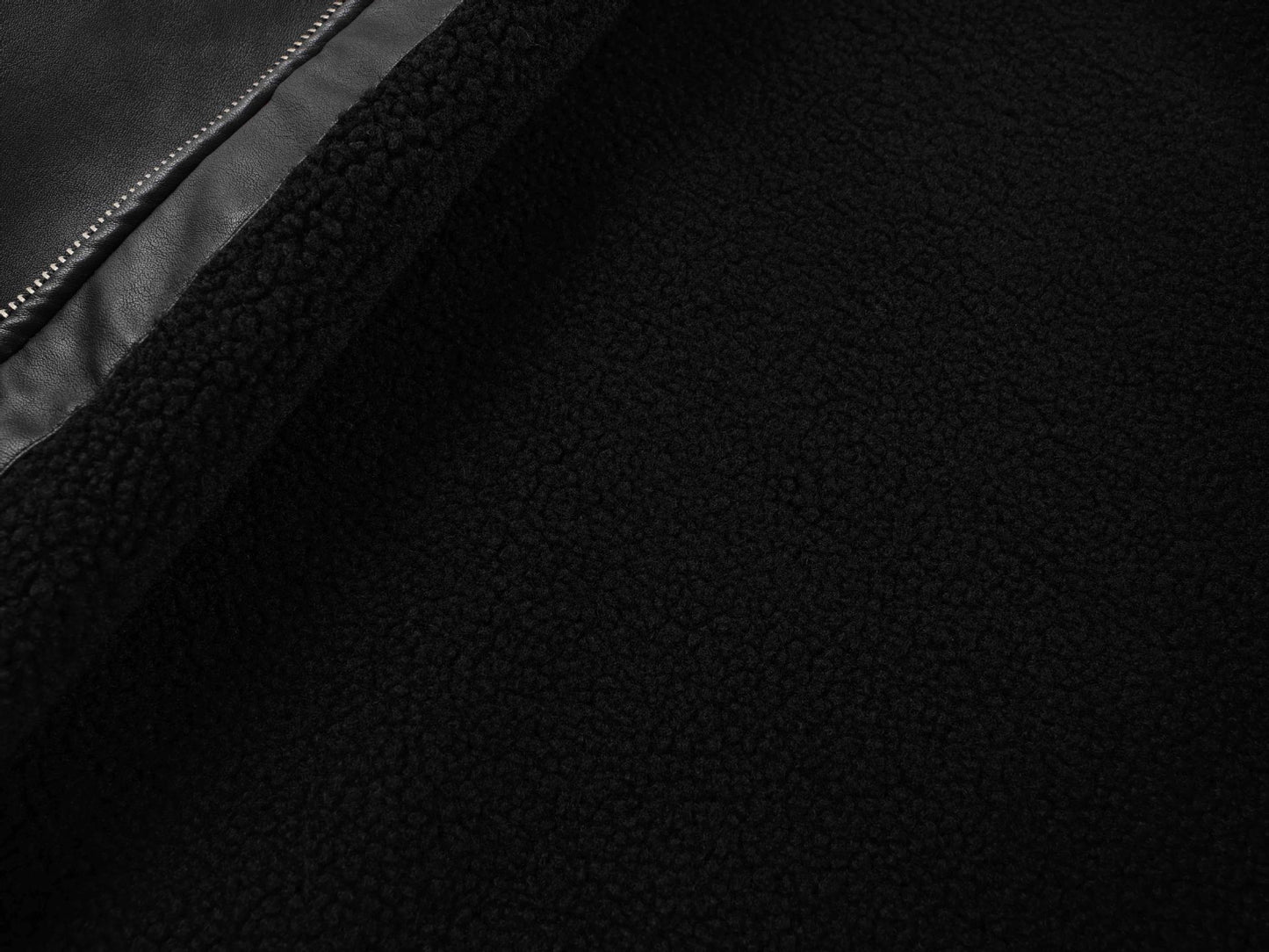 Hooded Zip-Up PU Leather Jacket WN23084