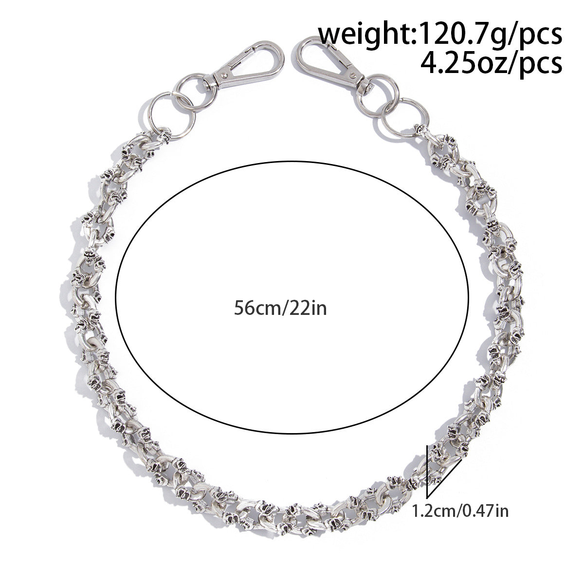 Skull Metal Pants Chain WN21071