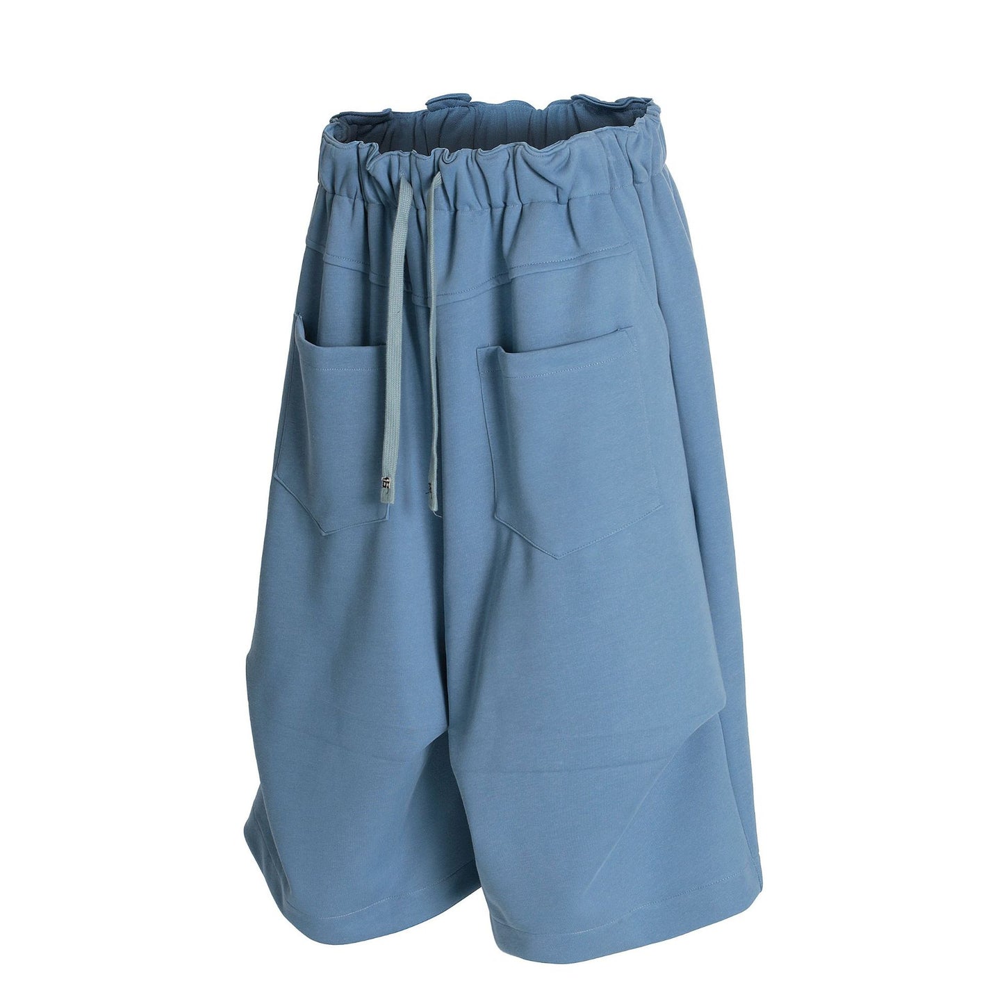 Pleats Panel Wide Leg Half Sweatpants WN26091