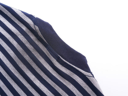 Cross Stripe Heavyweight Drop-Shoulder Oversize Short Sleeve T-Shirt WN27867