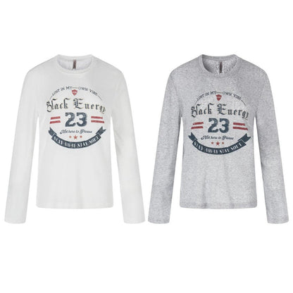 Letter Graphic Long Sleeve T-Shirt WN27981