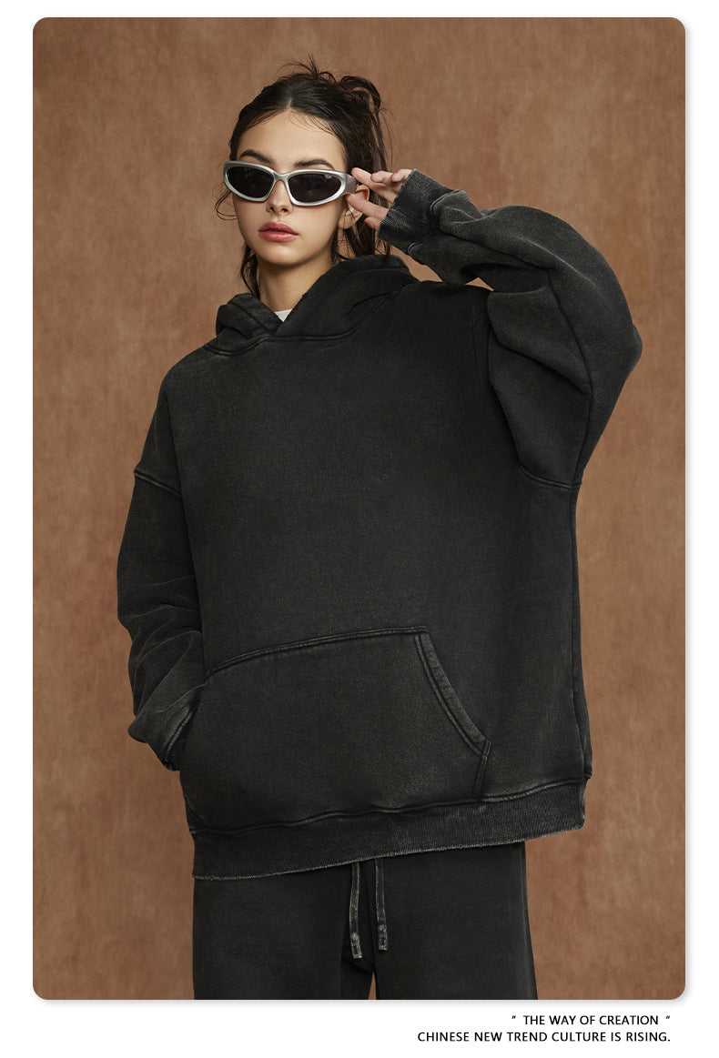 Oversize Washed Hoodie WN6460