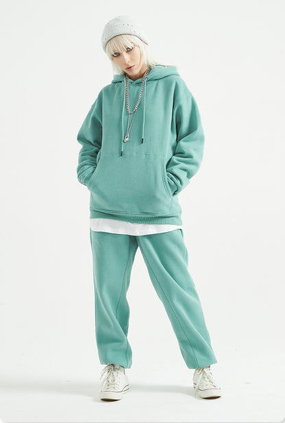 Fleece Linning Oversize Hoodie & Fleece Linning Sweatpants WN9945-K2