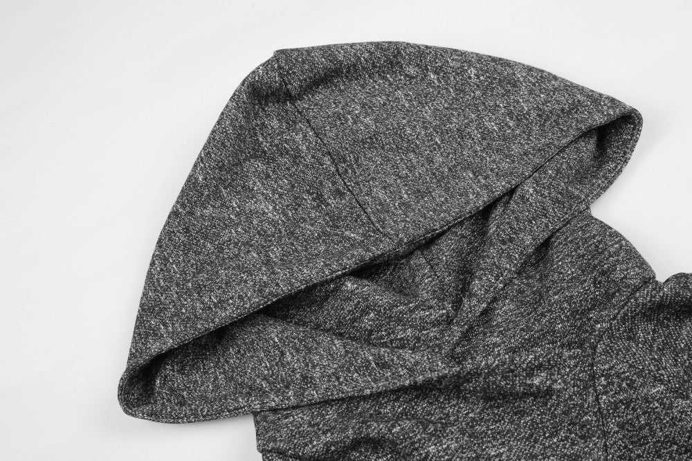 Textured Cowl Neck Hoodie WN28108