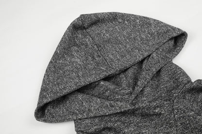 Textured Cowl Neck Hoodie WN28108