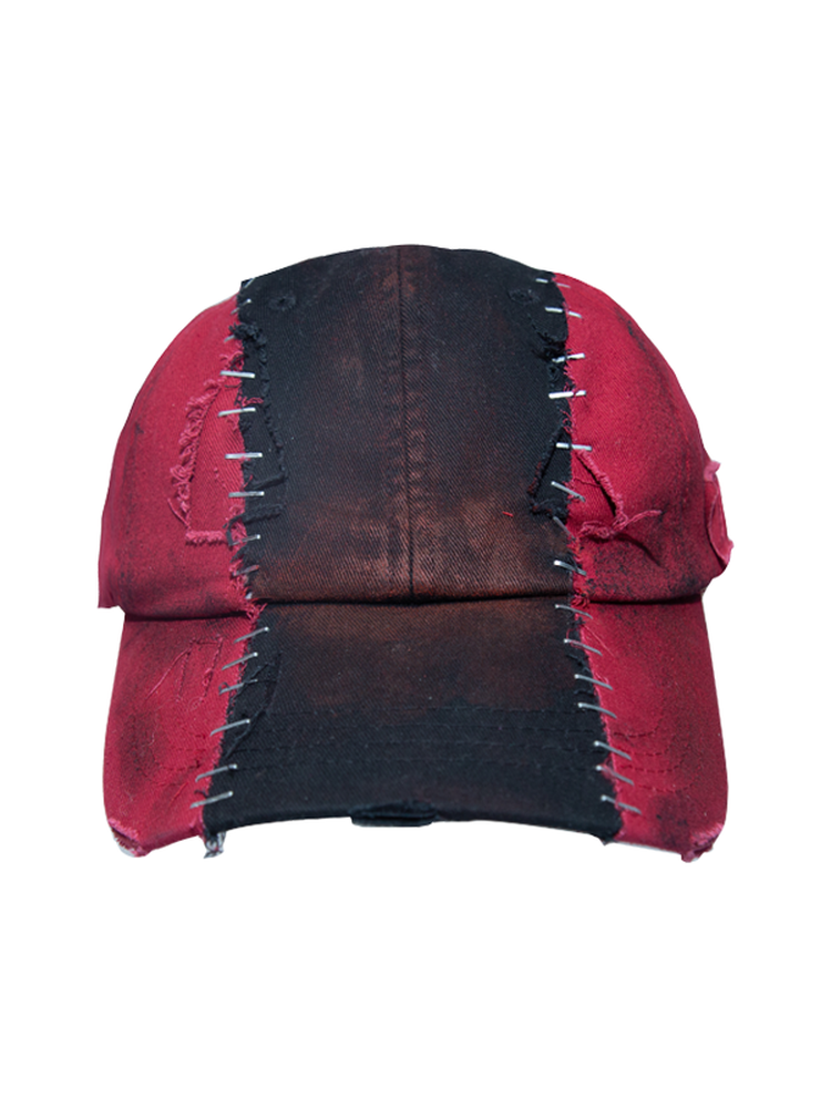 Patchwork Tie-Dye Washed Design Cap WN21091