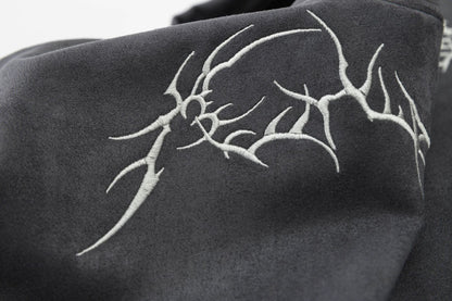 Oversize Suede Short Sleeve T-Shirt WN13121