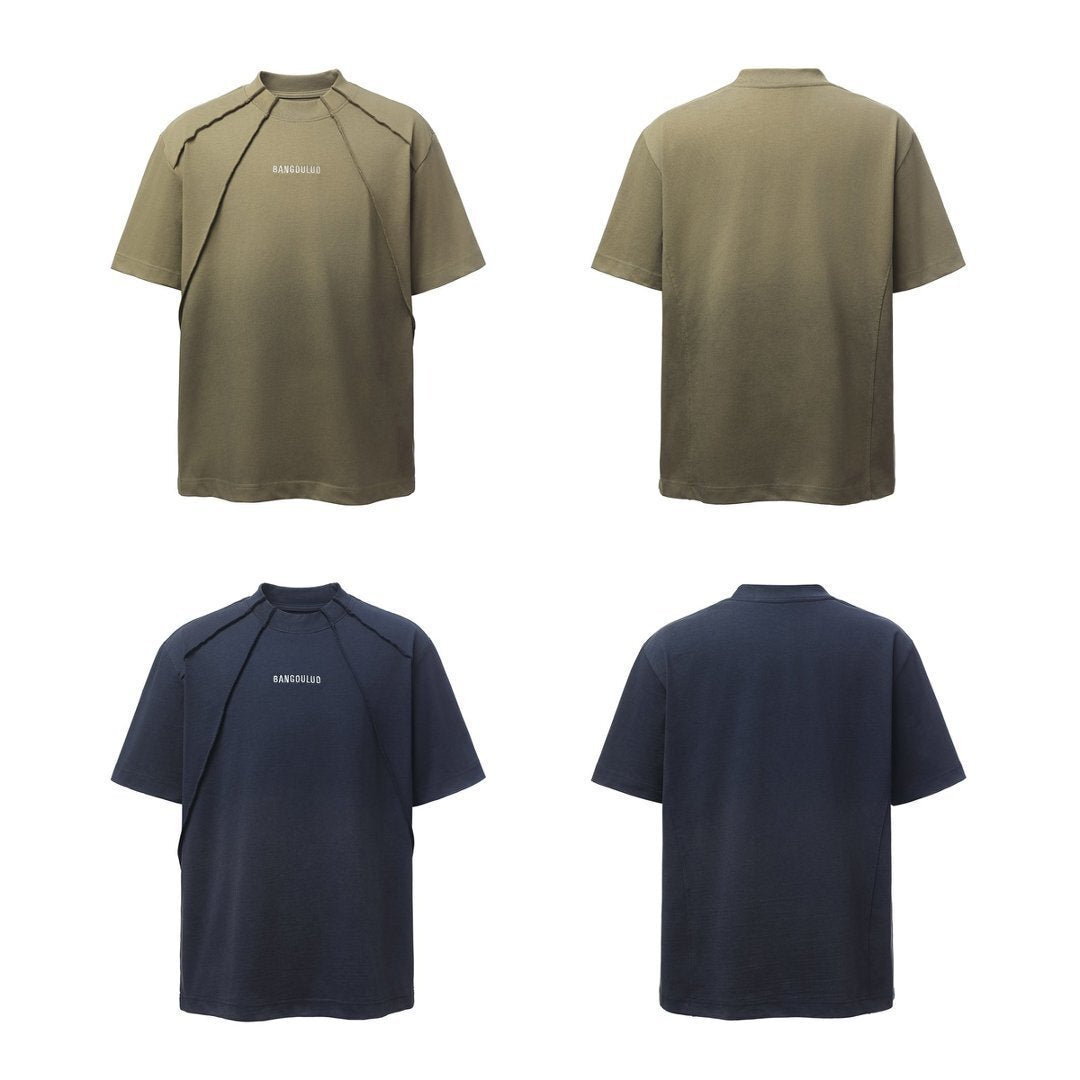 Heavyweight Washed Splice Oversize Short Sleeve T-Shirt WN25747