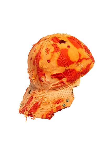 Tie-Dye Damage Curved-Brim Cap WN21098