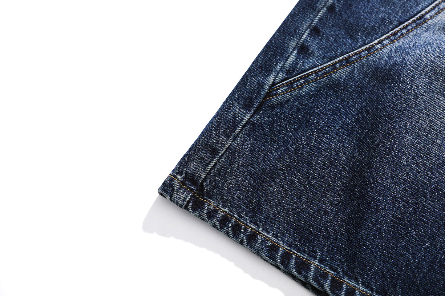 Washed Fade Cropped Denim Jeans WN25435