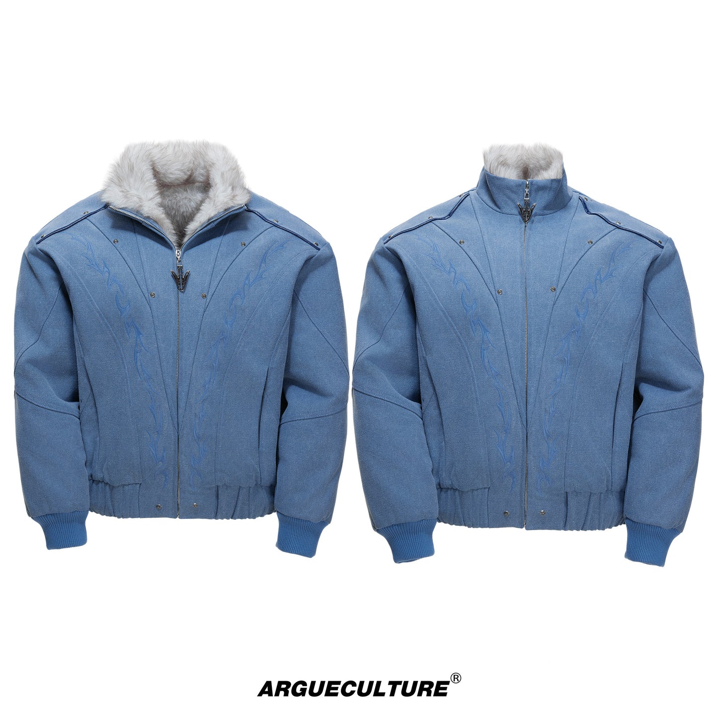 Heavyweight Washed Canvas Fleece Lining Short Jacket WN23321