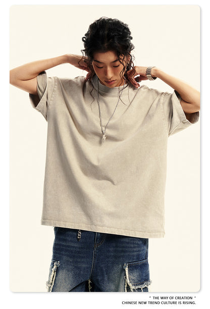 Washed Heavyweight Short Sleeve T-Shirt WN6334