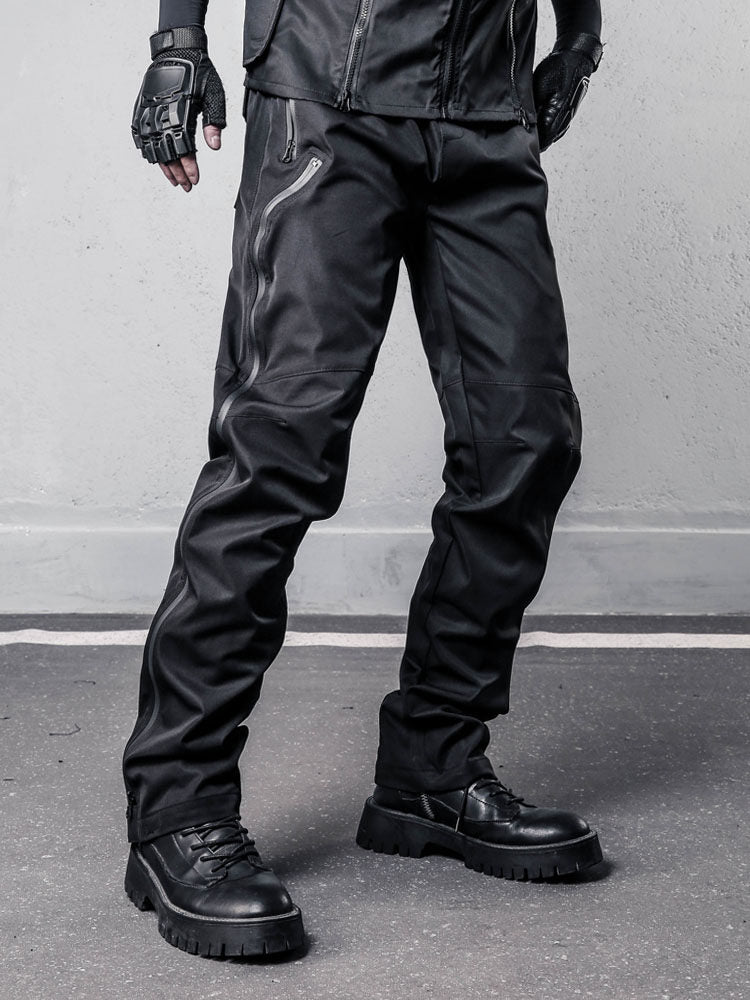 Bonded Seam Side Zipper Functional Cargo Pants WN22547