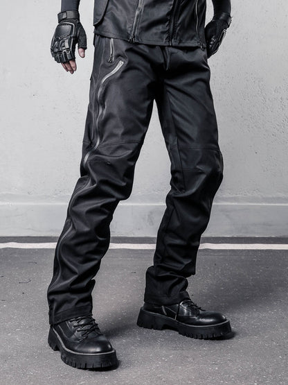 Bonded Seam Side Zipper Functional Cargo Pants WN22547