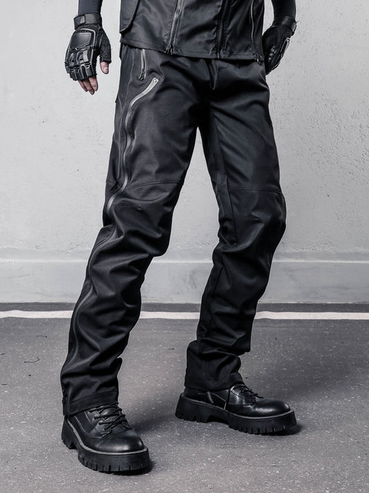 Bonded Seam Side Zipper Functional Cargo Pants WN22547