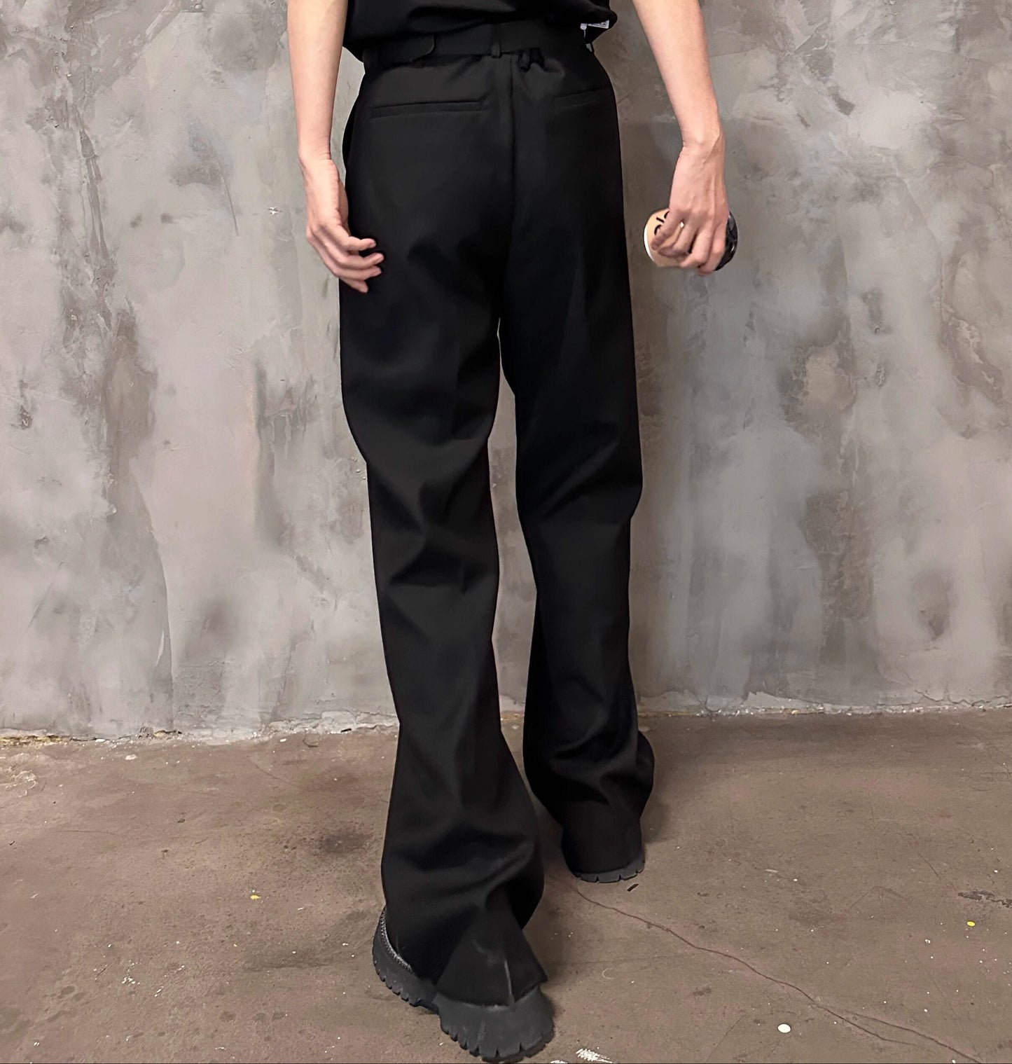 Straight Wide Leg Draped Trousers WN25232