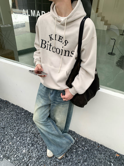 Graphic Letter Print Hoodie WN24943