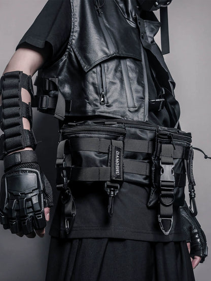 Multi Pocket Buckle Strap Tactical Bag WN22391