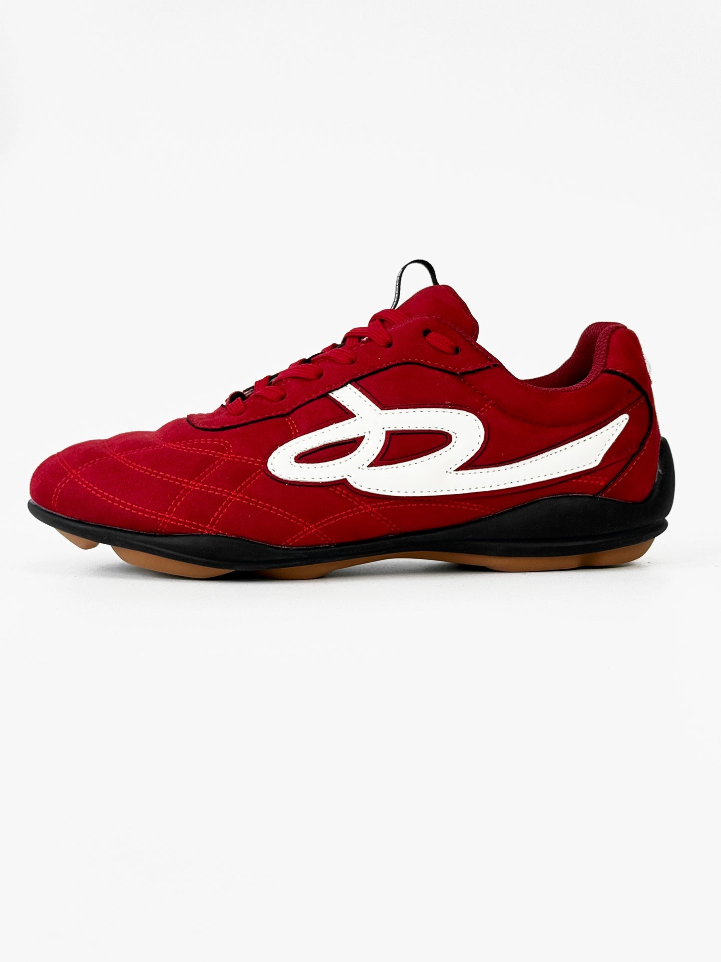 Thin Round-Toe Leather Sneakers WN19153