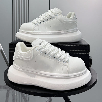 Round-Toe Platform Lace-Up Sneakers WN24805