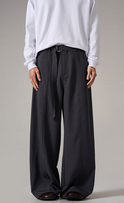 Belted Wide-leg Trousers WN8993