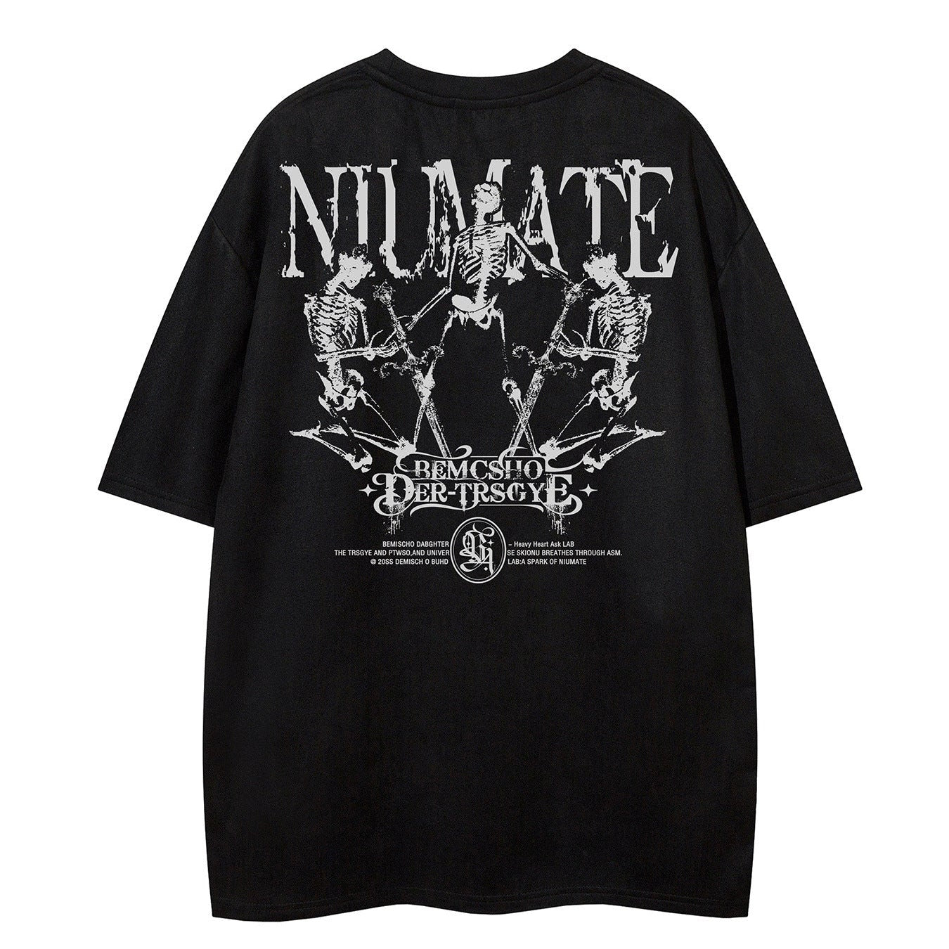 Washed Logo Print Short Sleeve T-Shirt WN25549
