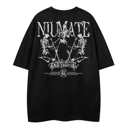Washed Logo Print Short Sleeve T-Shirt WN25549