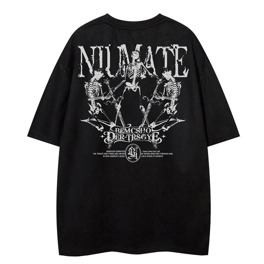 Washed Logo Print Short Sleeve T-Shirt WN25549