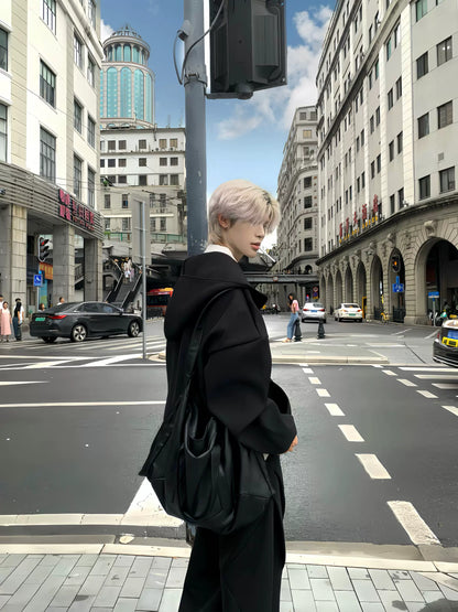 Heavyweight Oversize Hoodie & Wide Leg Pants Setup WN19865