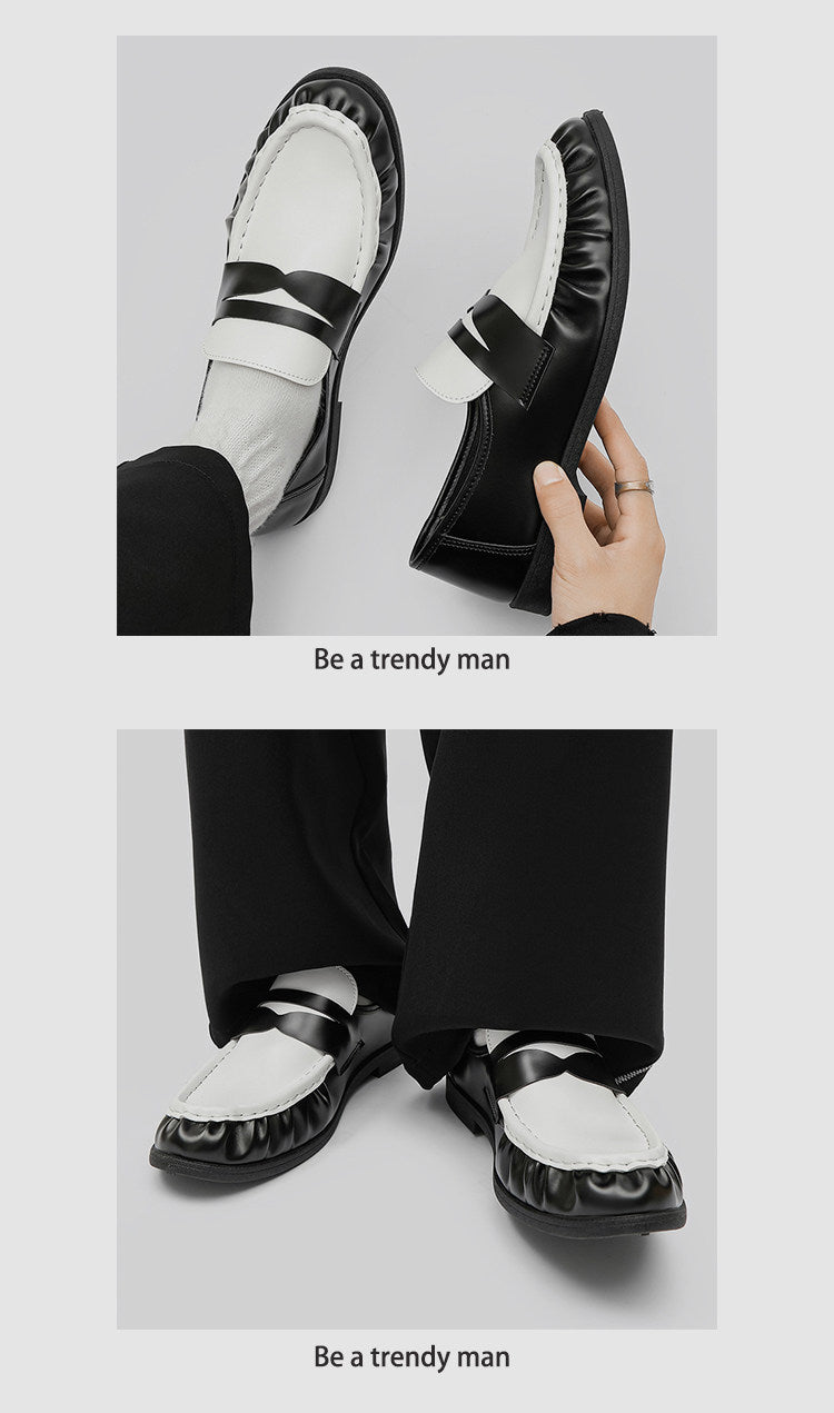 Ruffle Detail Strap Loafers WN23362