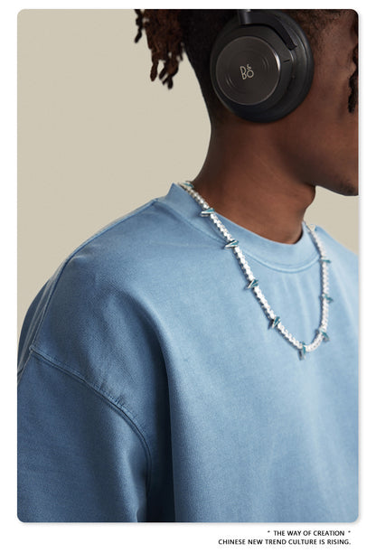 Water Washed Heavyweight Oversize Short Sleeve T-Shirt WN6077