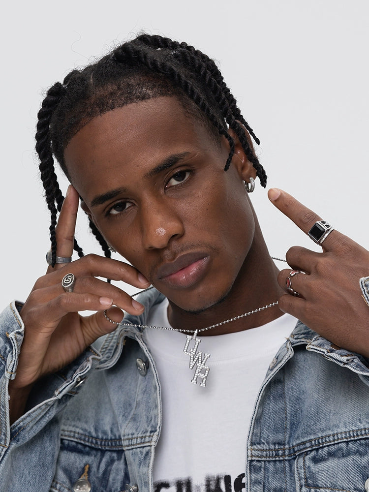 Alphabet Design Necklace WN17775