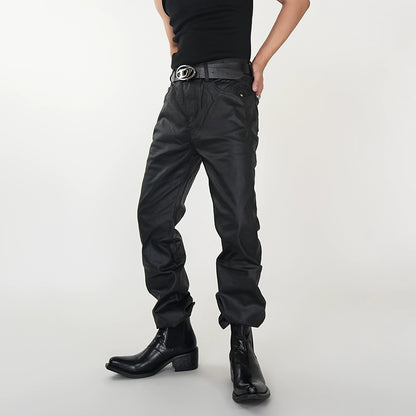 Wax Dyed Coated Slim Denim Jeans WN17332
